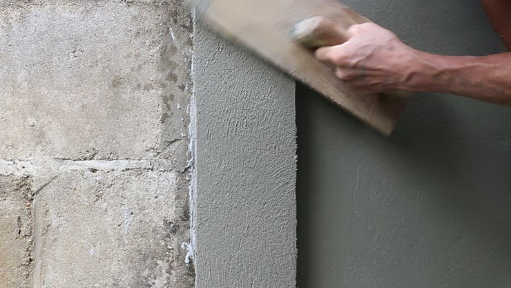 Natural Plaster TECHNIQUE example